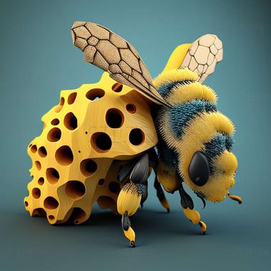 3D model Osmia cornuta (STL)